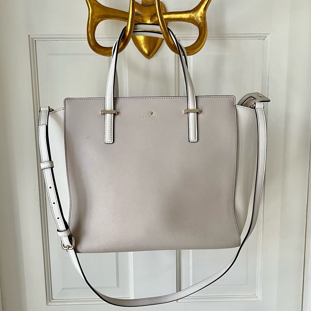 Kate Spade Cedar Street Hayden Satchel, Top Handle Bag with crossbody strap